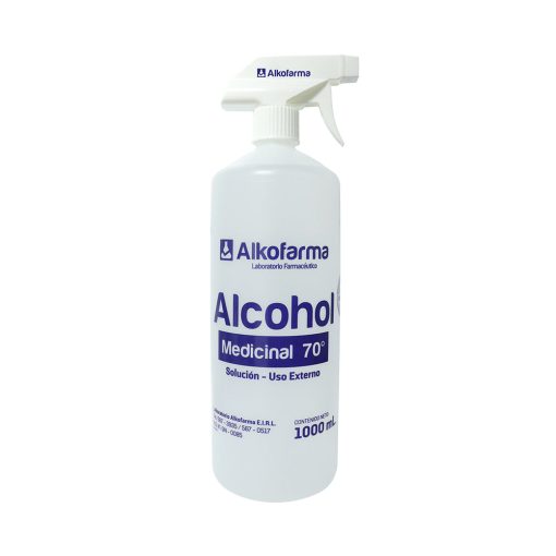 Alcohol Medicinal 70 X 1l Atomizador Alkofarma