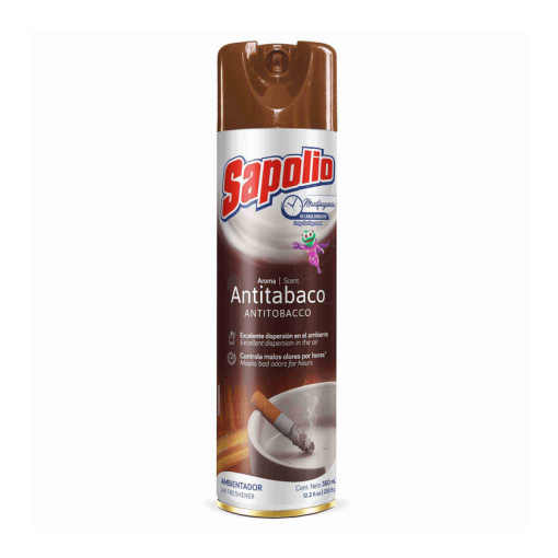 Ambientador Antitabaco 360 Ml Sapolio