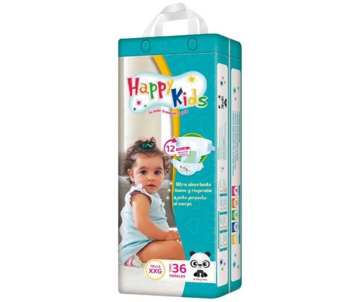 Pañal happy kids talla xxg / cont. 36