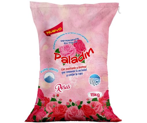 Detergente Paladín Aroma Rosas / 15 Kg