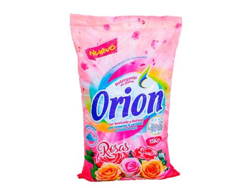 Detergente Orión Rosas / 15 Kg